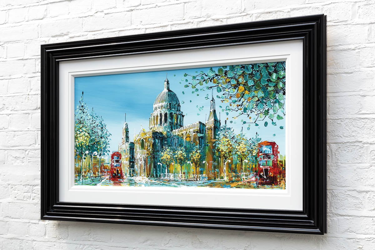 Evening Glow Over St Paul&#39;s - Original - RESERVED Simon Wright Original