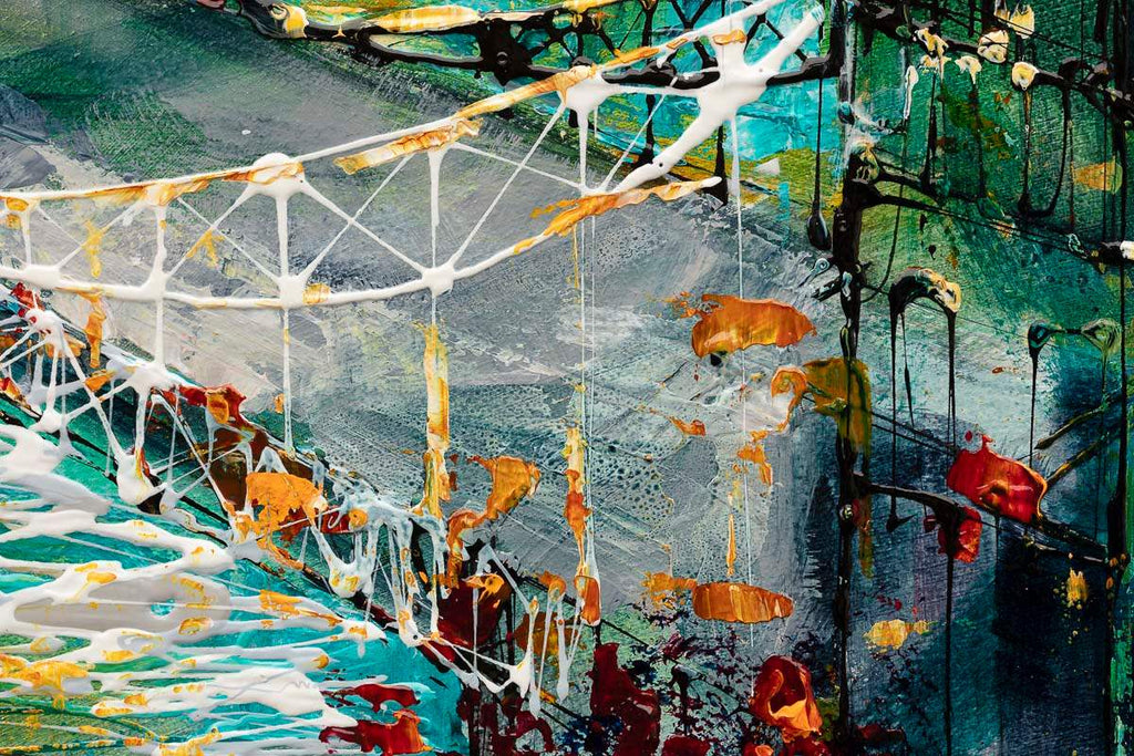 Glow Over London - Original - SOLD by artist Simon Wright - Wyecliffe Galleries