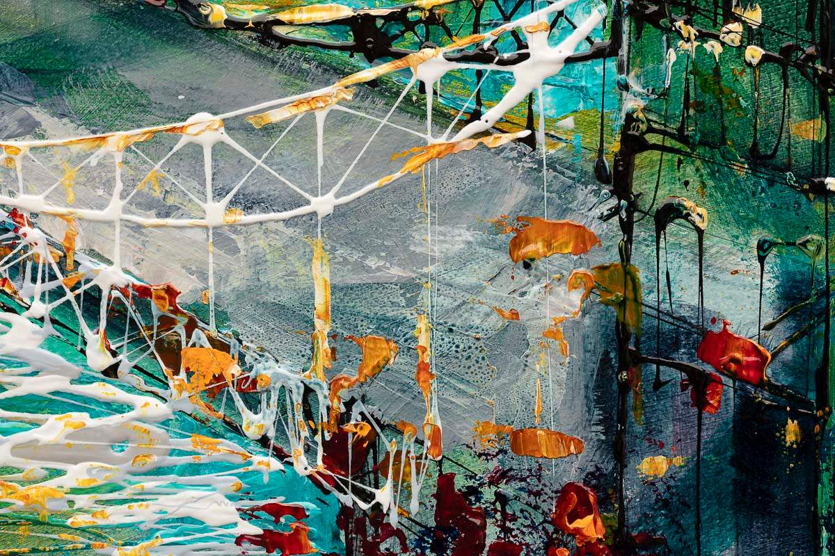 Glow Over London - Original - SOLD by artist Simon Wright - Wyecliffe Galleries