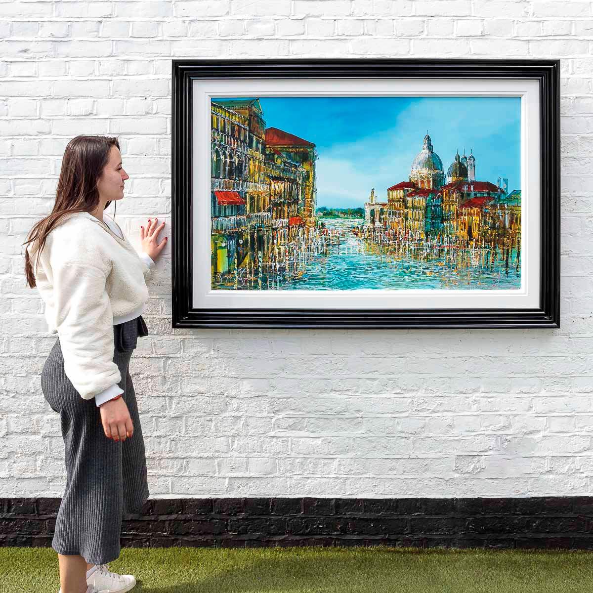 Heart Of Venice - Original - SOLD by artist Simon Wright - Wyecliffe Galleries