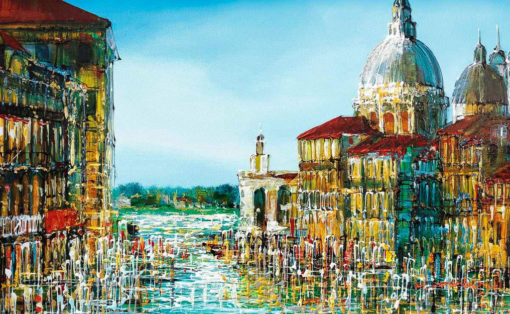 Heart Of Venice - Original - SOLD by artist Simon Wright - Wyecliffe Galleries