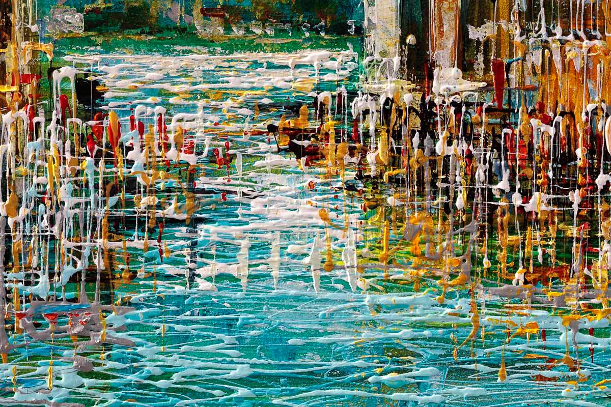 Heart Of Venice - Original - SOLD by artist Simon Wright - Wyecliffe Galleries