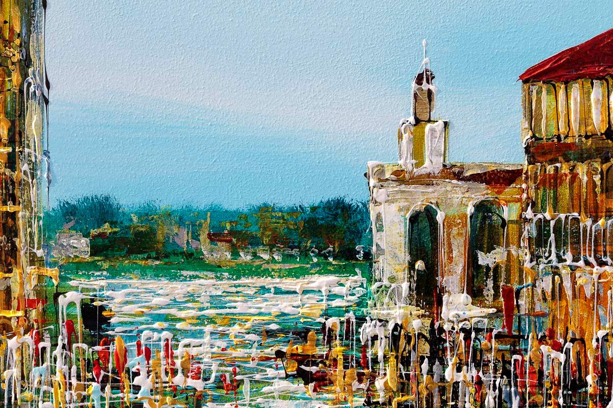 Heart Of Venice - Original - SOLD by artist Simon Wright - Wyecliffe Galleries
