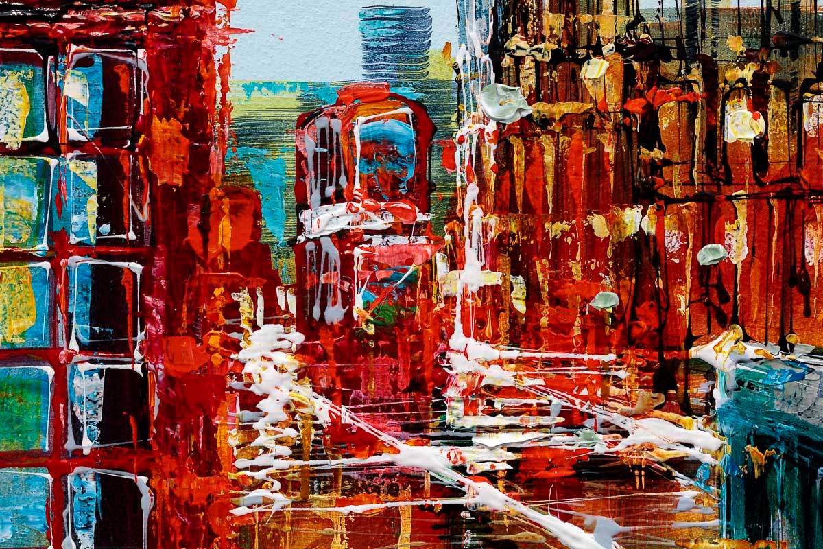 London Is Calling - Original - SOLD by artist Simon Wright - Wyecliffe Galleries