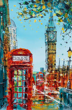London Is Calling - Original - SOLD by artist Simon Wright - Wyecliffe Galleries