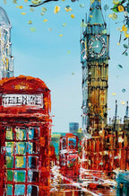 London Is Calling - Original - SOLD by artist Simon Wright - Wyecliffe Galleries