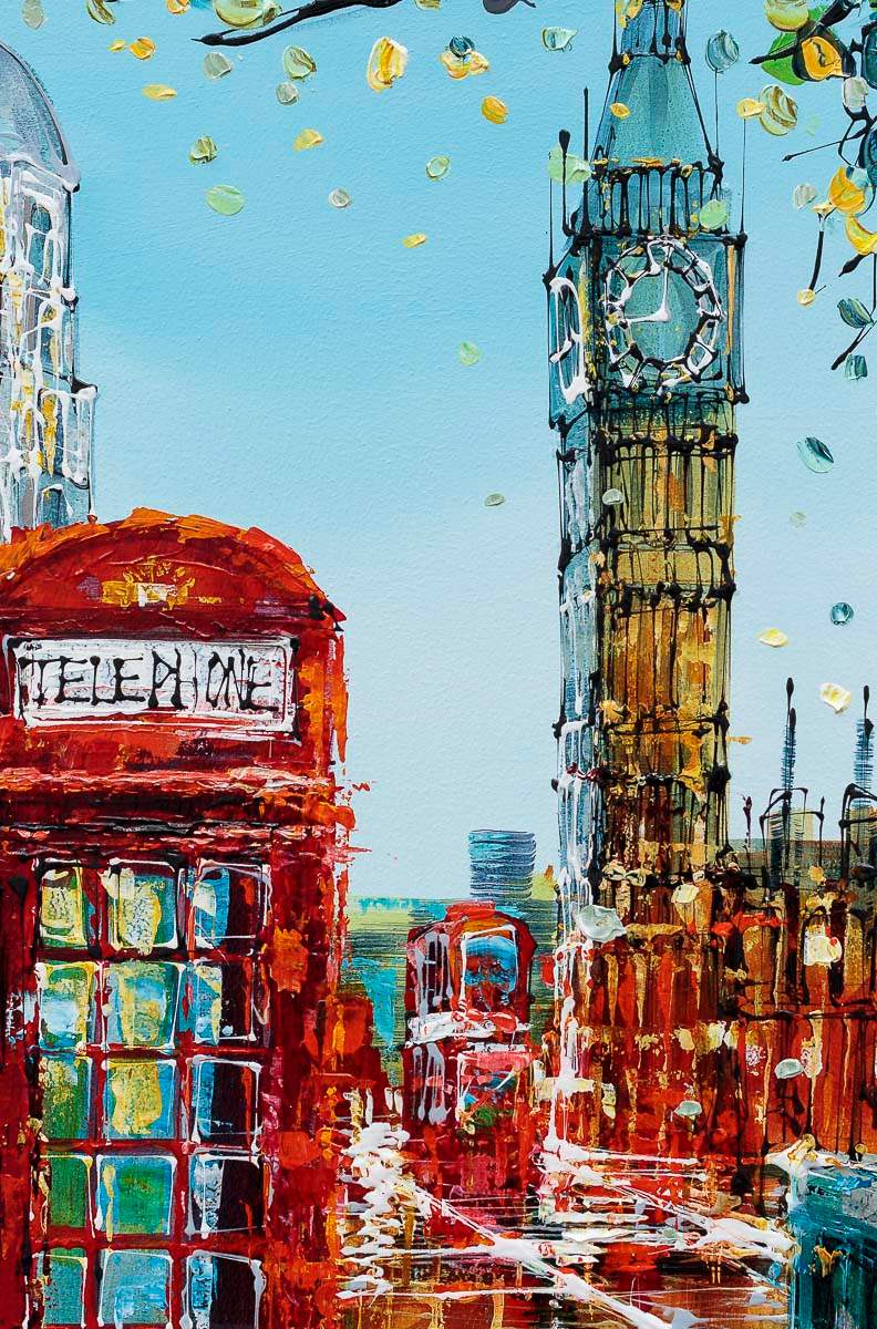 London Is Calling - Original - SOLD by artist Simon Wright - Wyecliffe Galleries