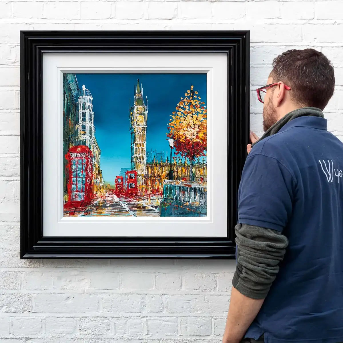 Morning London - Original - SOLD by artist Simon Wright - Wyecliffe Galleries