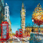 Morning London - Original - SOLD by artist Simon Wright - Wyecliffe Galleries