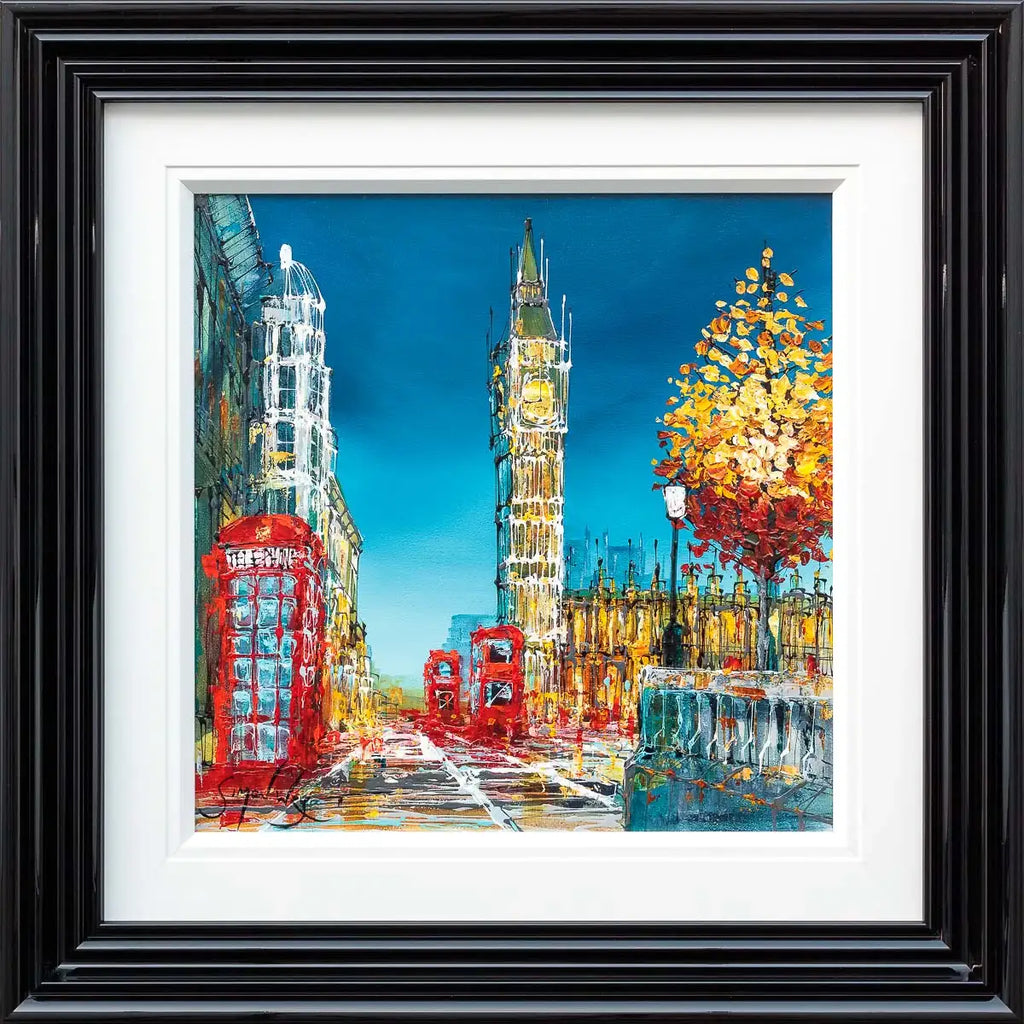 Morning London - Original - SOLD by artist Simon Wright - Wyecliffe Galleries