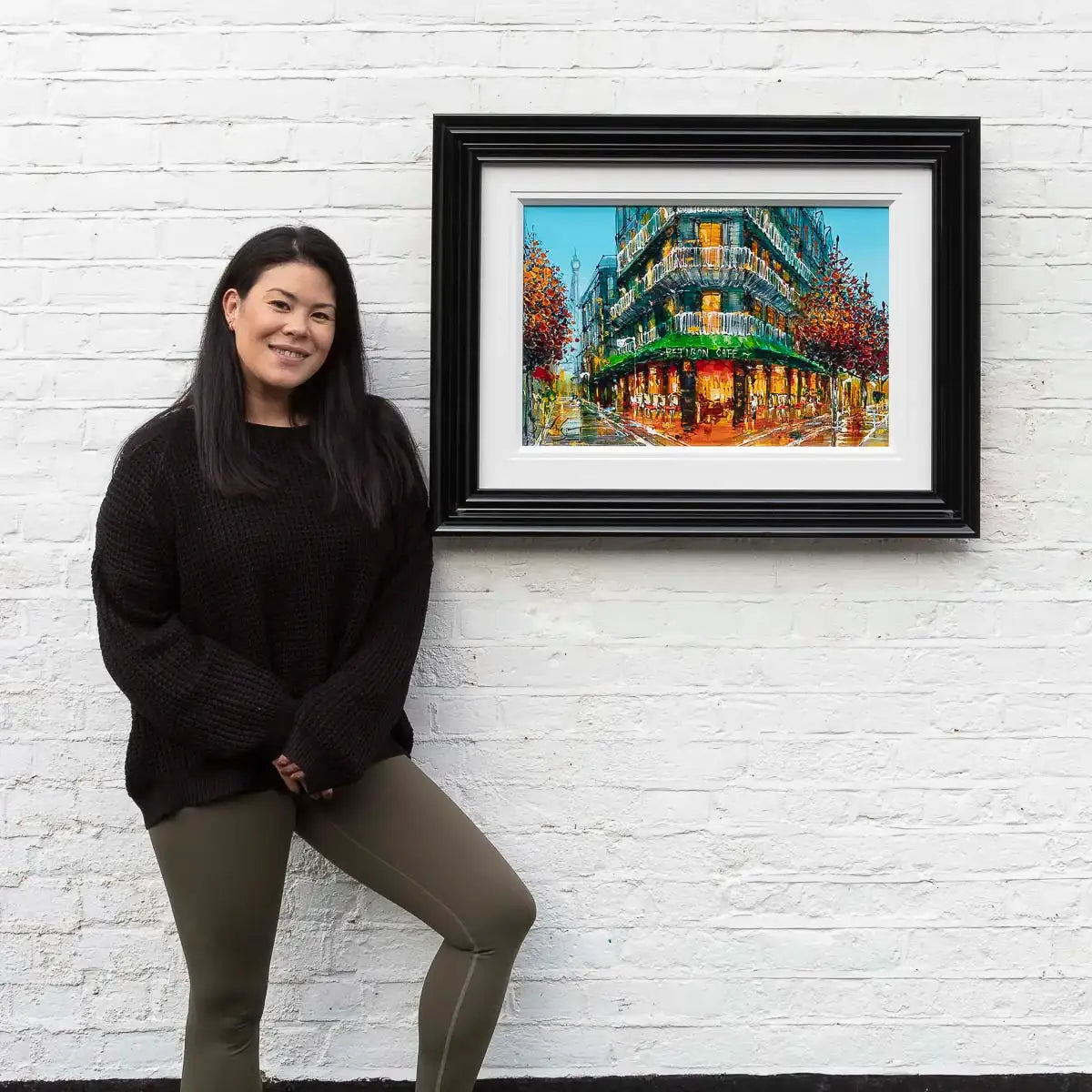 Paris Evenings - Original by artist Simon Wright - Wyecliffe Galleries