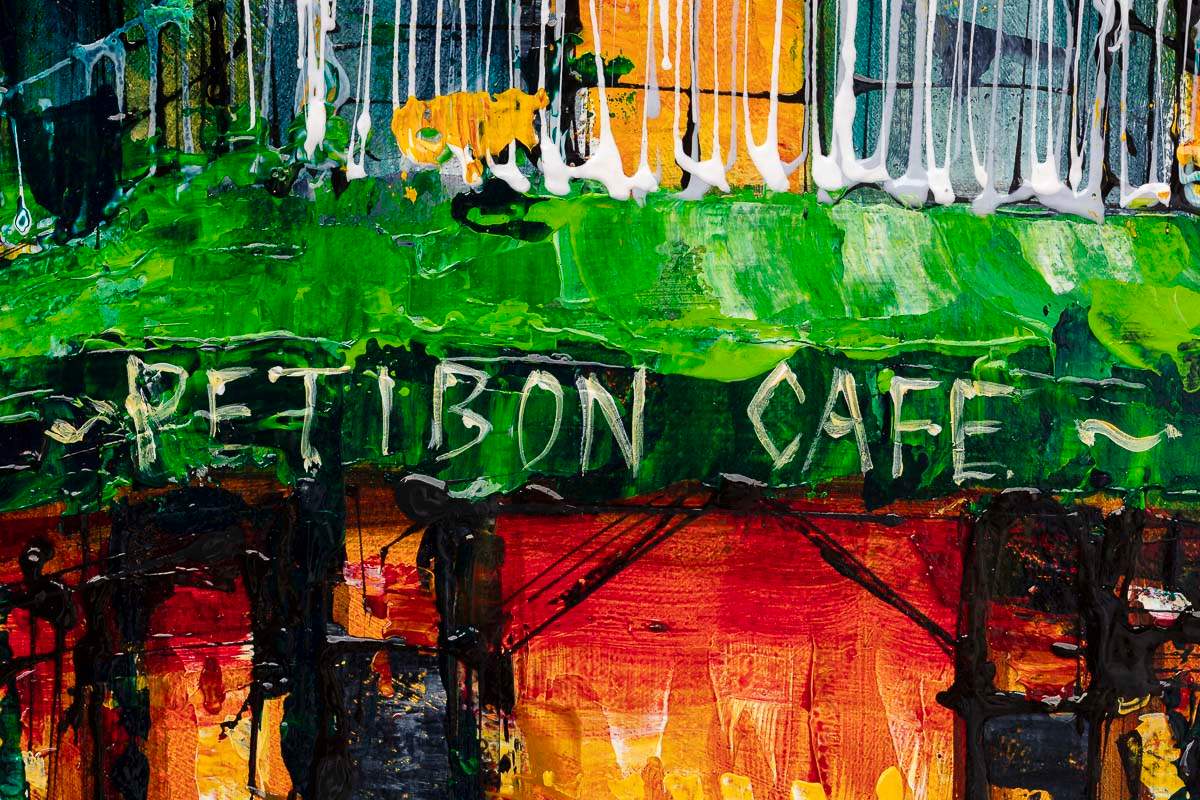 Paris Evenings - Original by artist Simon Wright - Wyecliffe Galleries