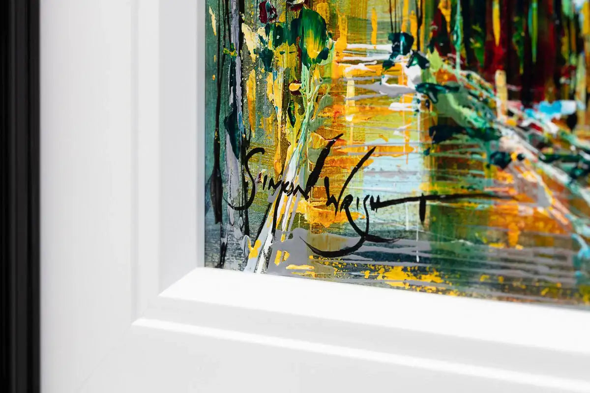 Paris Evenings - Original by artist Simon Wright - Wyecliffe Galleries