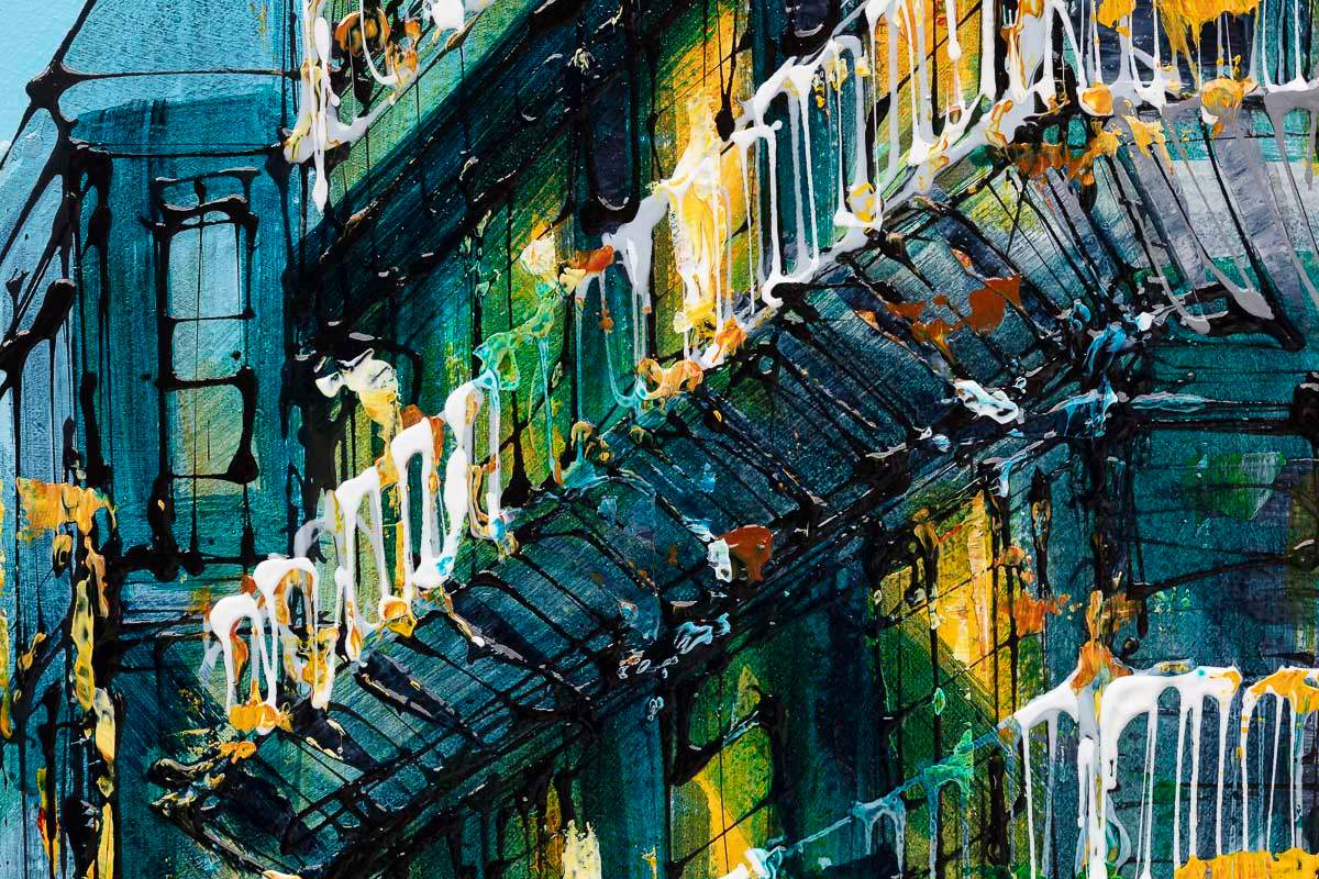 Paris Evenings - Original by artist Simon Wright - Wyecliffe Galleries