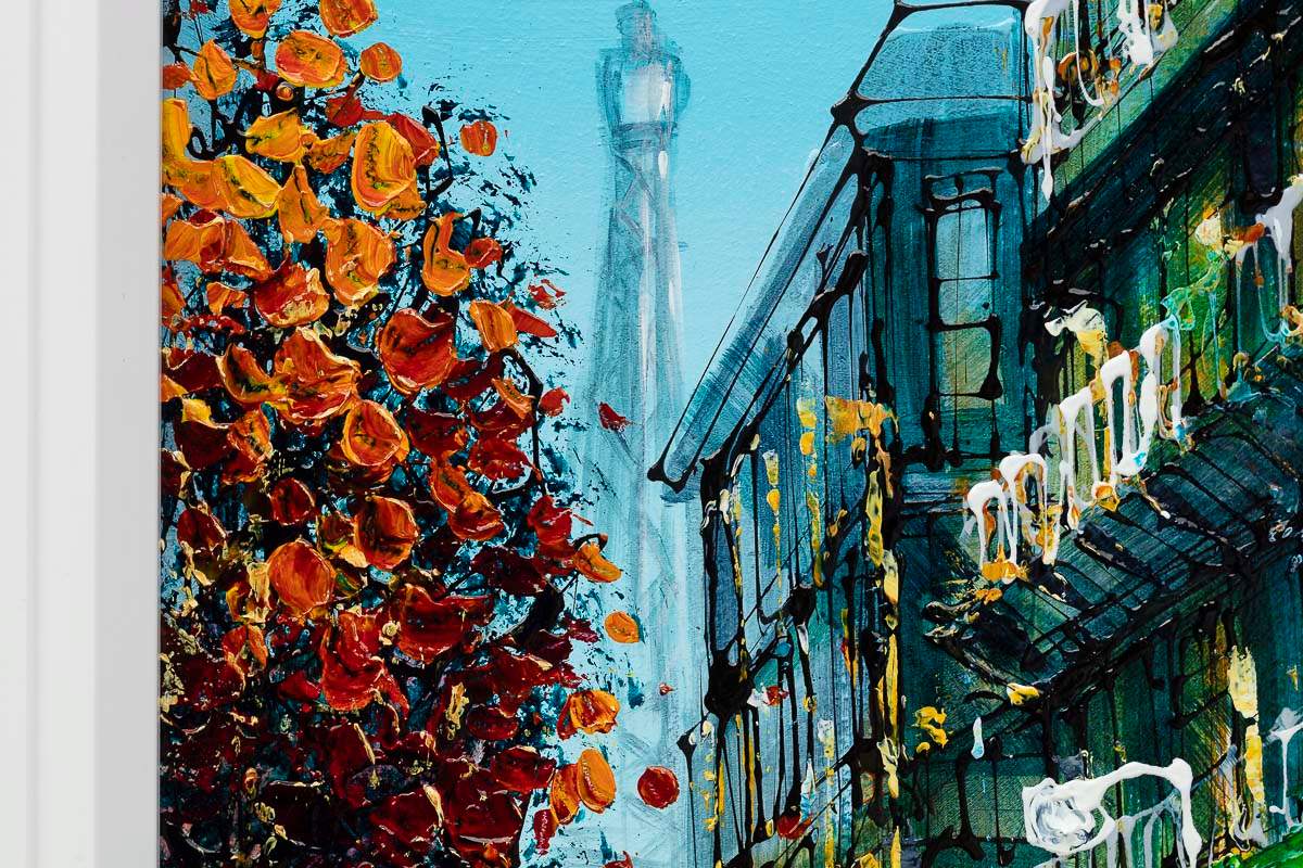 Paris Evenings - Original by artist Simon Wright - Wyecliffe Galleries