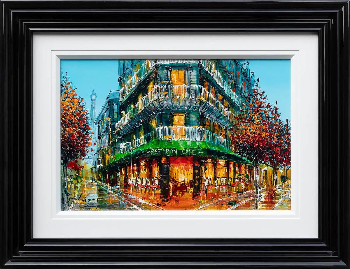 Paris Evenings - Original by artist Simon Wright - Wyecliffe Galleries