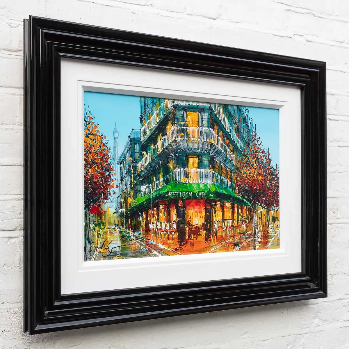 Paris Evenings - Original by artist Simon Wright - Wyecliffe Galleries