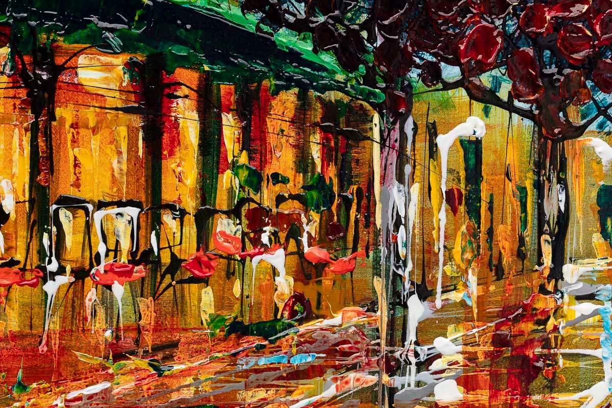 Paris Evenings - Original by artist Simon Wright - Wyecliffe Galleries