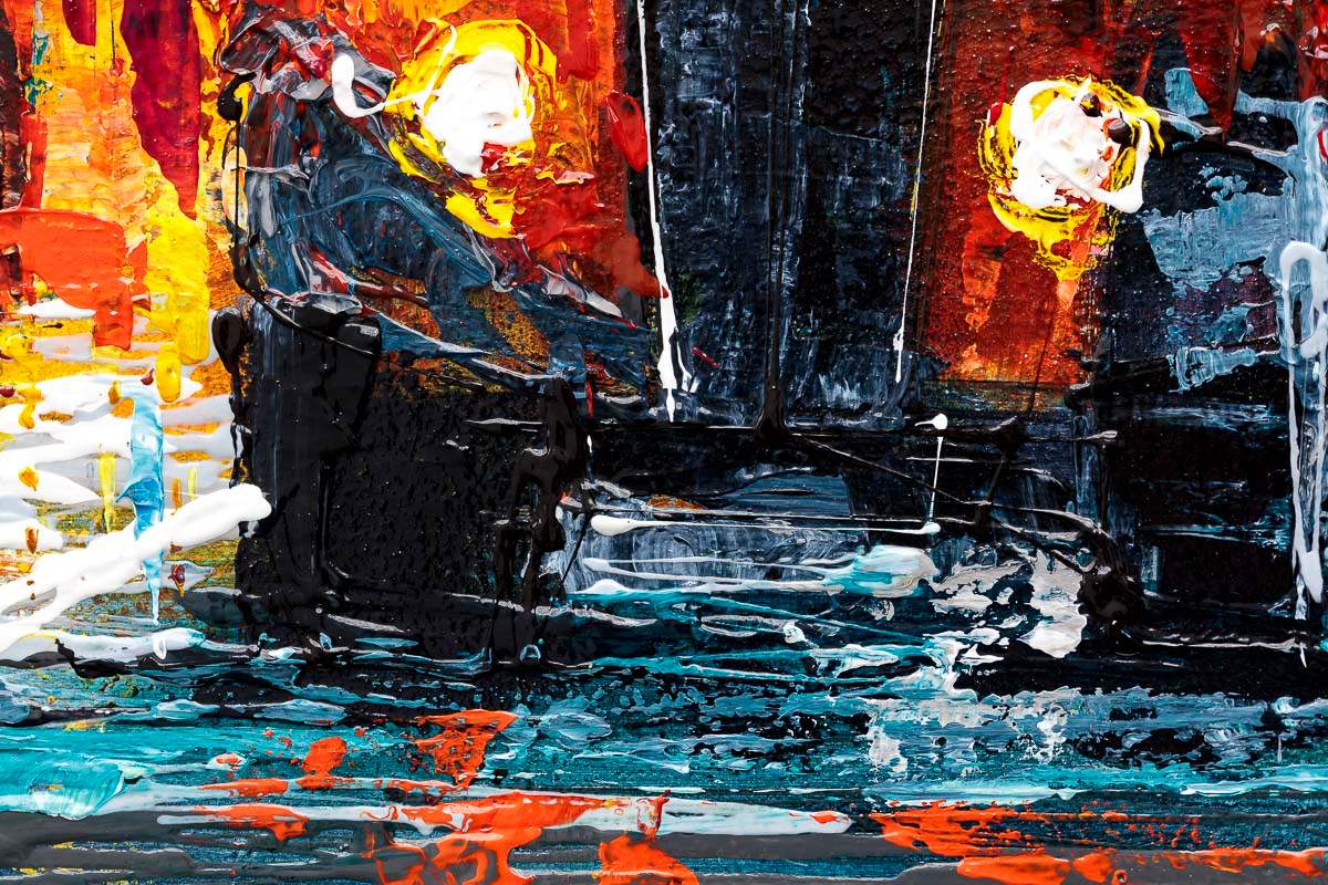 Piccadilly View - Original - SOLD by artist Simon Wright - Wyecliffe Galleries