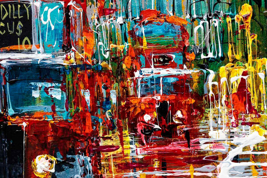 Piccadilly View - Original - SOLD by artist Simon Wright - Wyecliffe Galleries