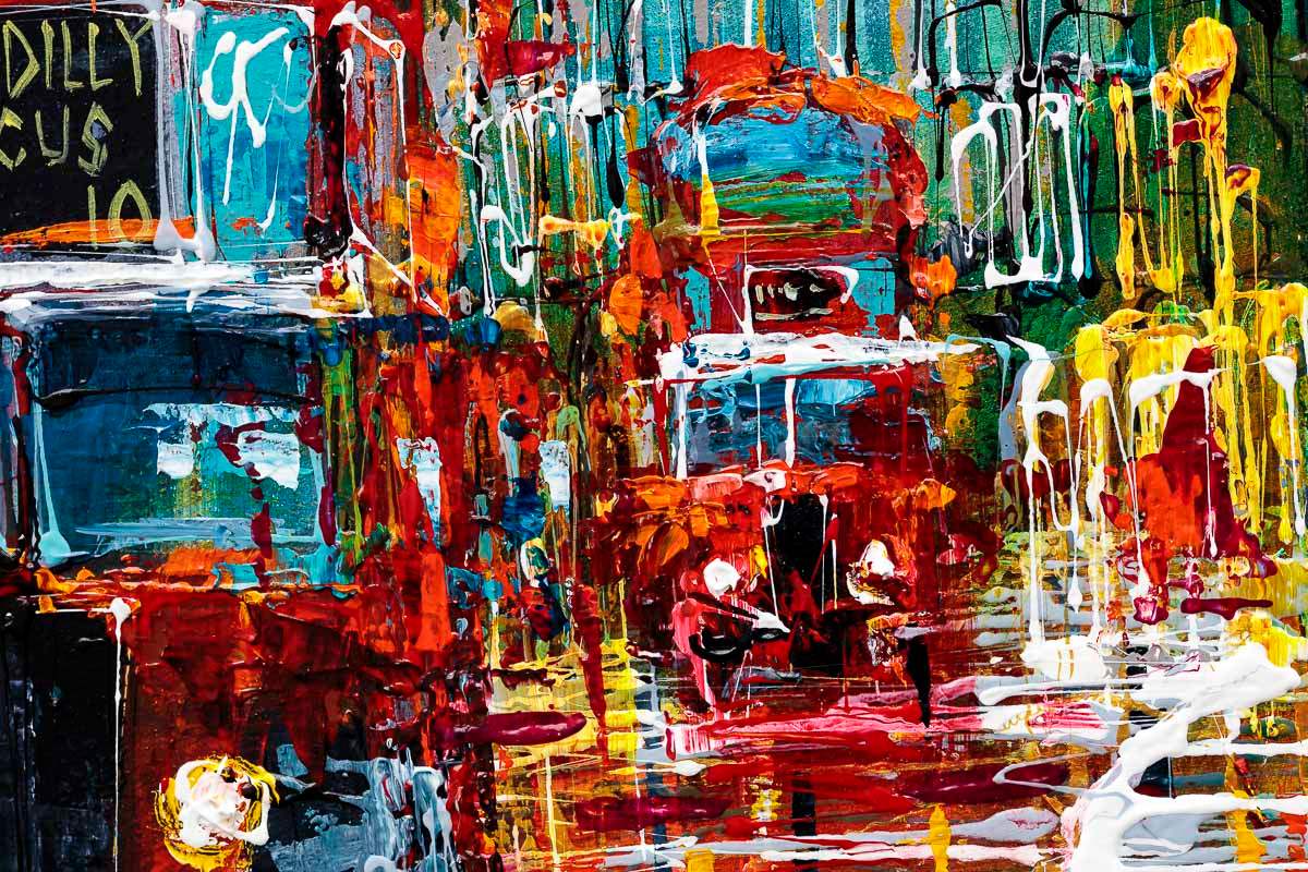 Piccadilly View - Original - SOLD by artist Simon Wright - Wyecliffe Galleries