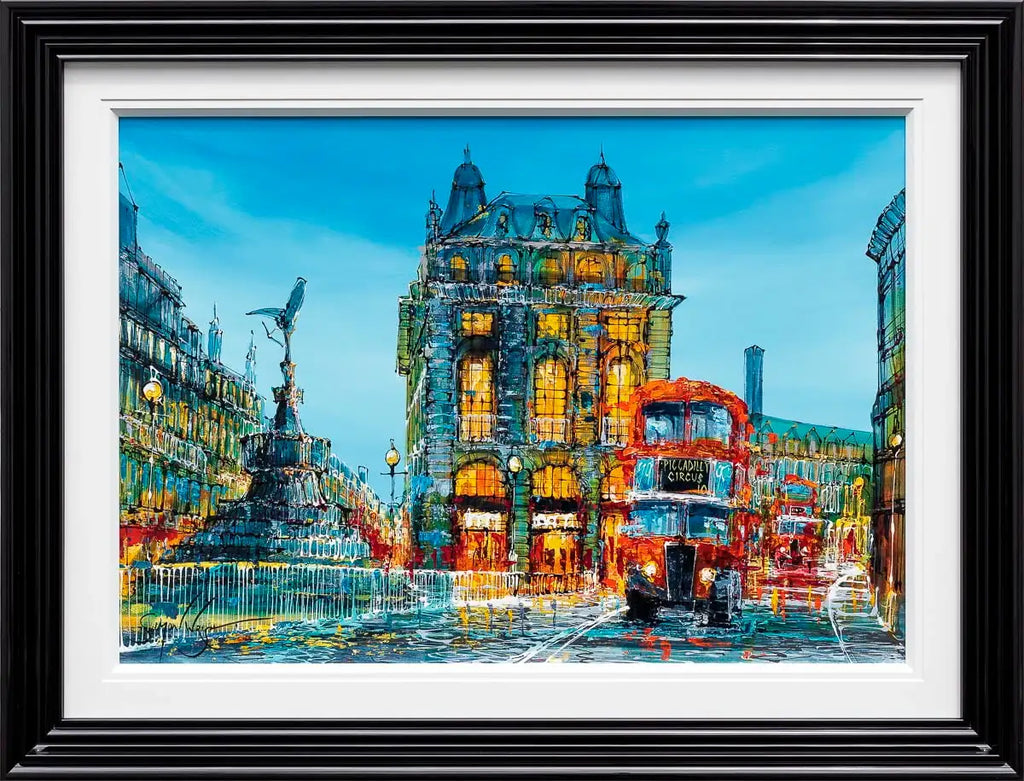 Piccadilly View - Original - SOLD by artist Simon Wright - Wyecliffe Galleries