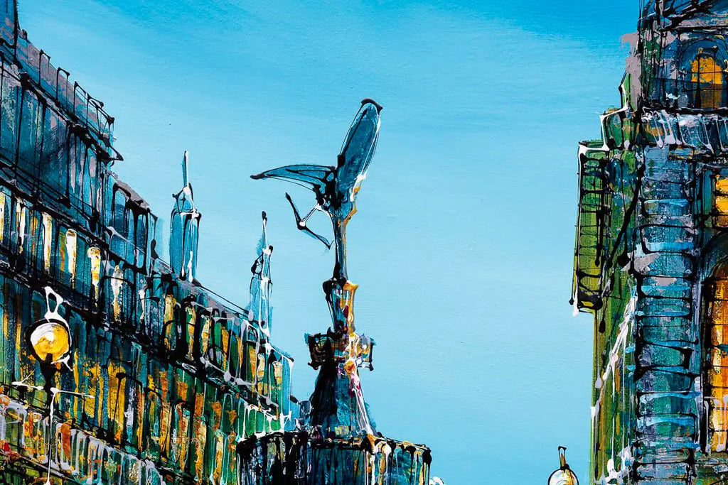 Piccadilly View - Original - SOLD by artist Simon Wright - Wyecliffe Galleries
