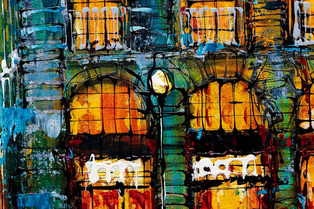 Piccadilly View - Original - SOLD by artist Simon Wright - Wyecliffe Galleries