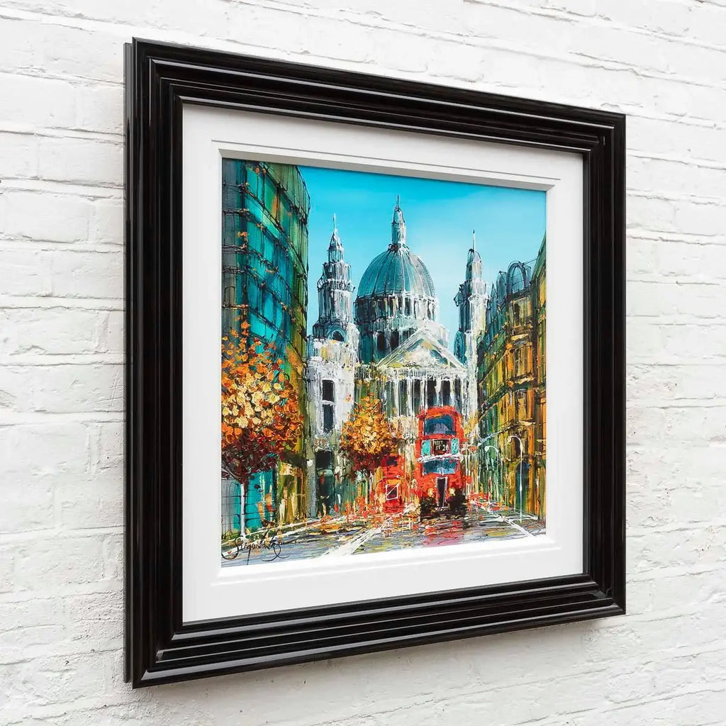 Street View - Original - SOLD by artist Simon Wright - Wyecliffe Galleries