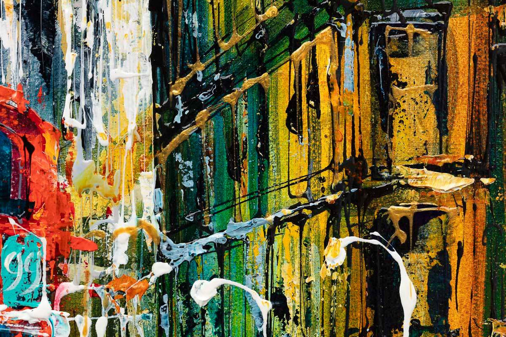 Street View - Original - SOLD by artist Simon Wright - Wyecliffe Galleries