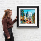 Street View - Original - SOLD by artist Simon Wright - Wyecliffe Galleries