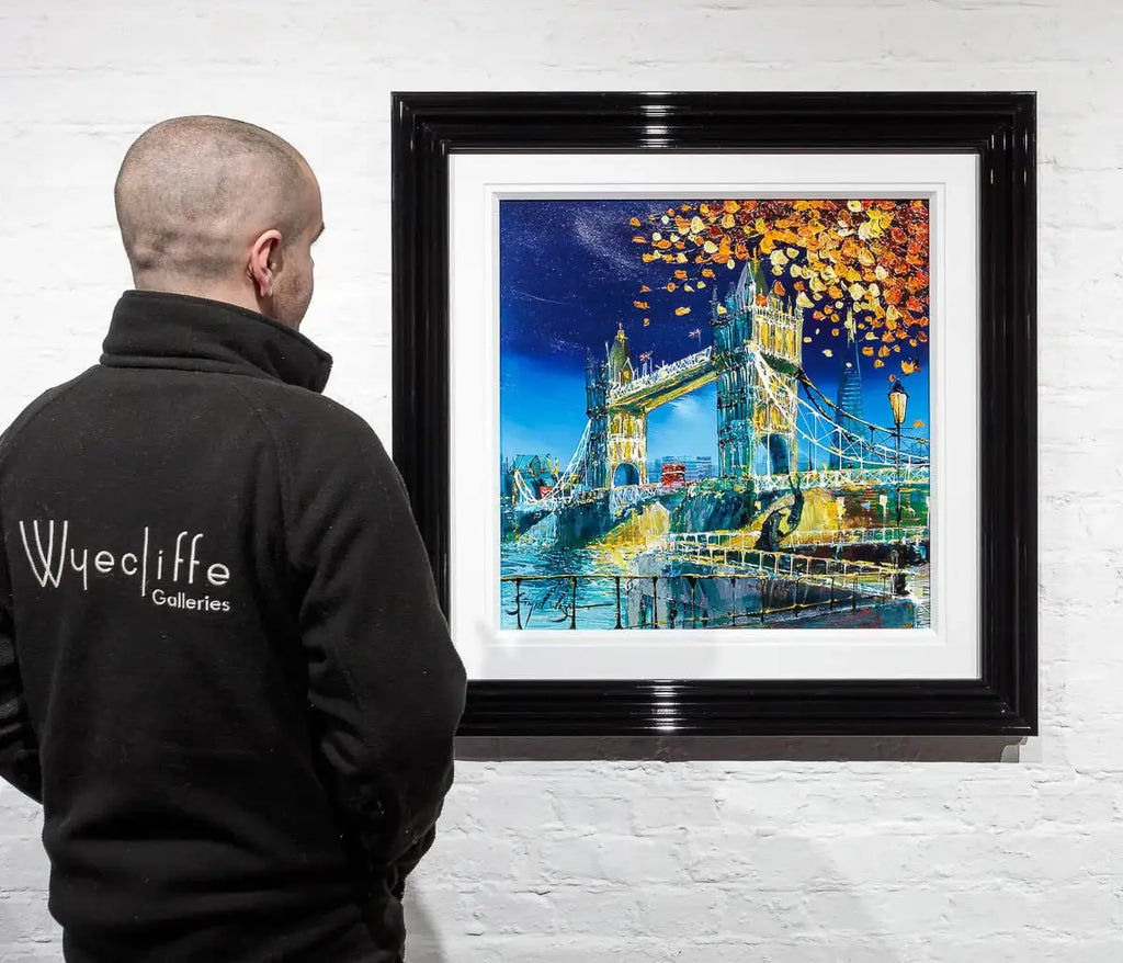 Tower Bridge In Autumn - Original - SOLD by artist Simon Wright - Wyecliffe Galleries