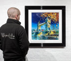 Tower Bridge In Autumn - Original - SOLD by artist Simon Wright - Wyecliffe Galleries