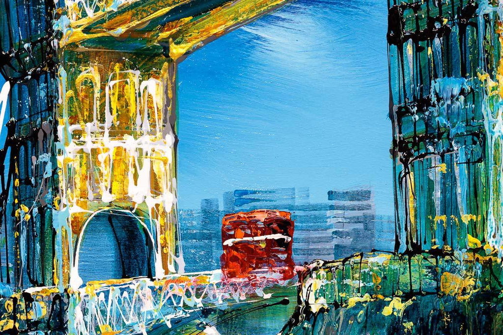 Tower Bridge In Autumn - Original - SOLD by artist Simon Wright - Wyecliffe Galleries