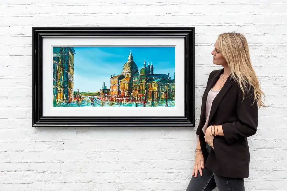 Venice Has My Heart - Original by artist Simon Wright - Wyecliffe Galleries