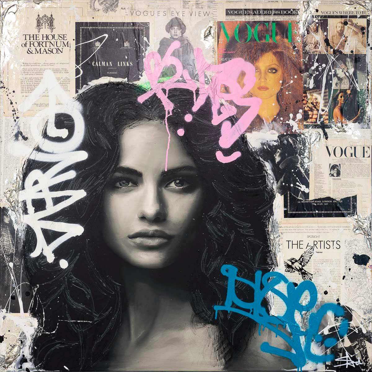 1974 Nov - Original by artist Sophia Alvis of Lee - Wyecliffe Galleries