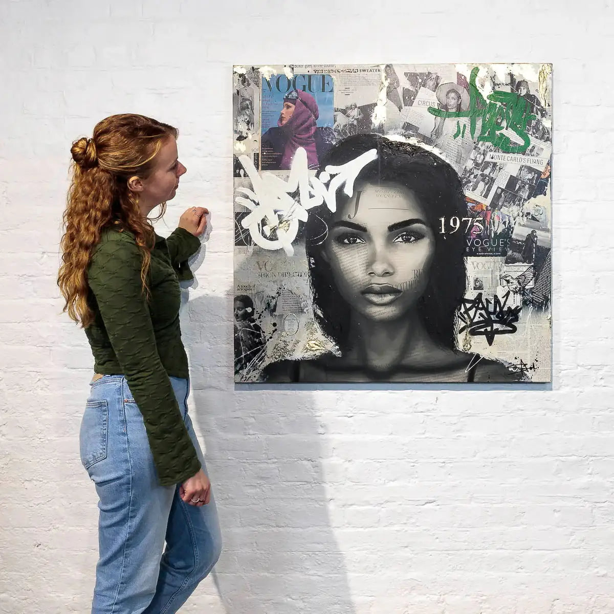 1975 Aug - Original by artist Sophia Alvis of Lee - Wyecliffe Galleries