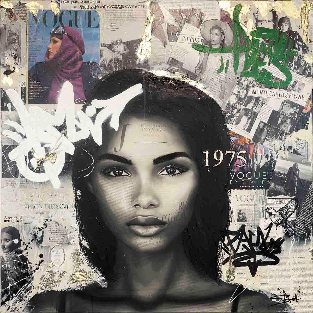 1975 Aug - Original by artist Sophia Alvis of Lee - Wyecliffe Galleries