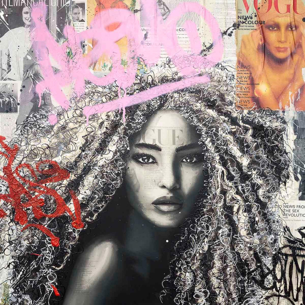 1976 Feb - Original by artist Sophia Alvis of Lee - Wyecliffe Galleries