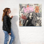 1976 Feb - Original by artist Sophia Alvis of Lee - Wyecliffe Galleries