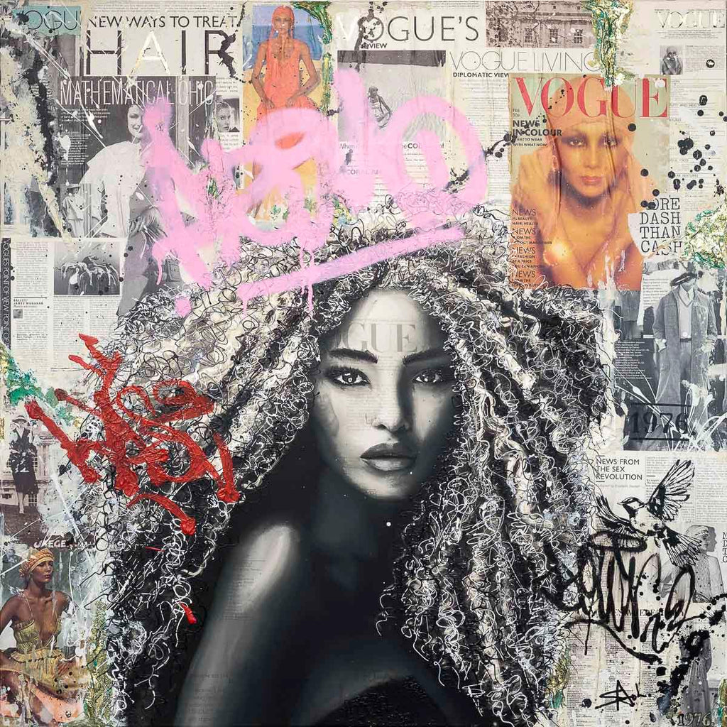 1976 Feb - Original by artist Sophia Alvis of Lee - Wyecliffe Galleries