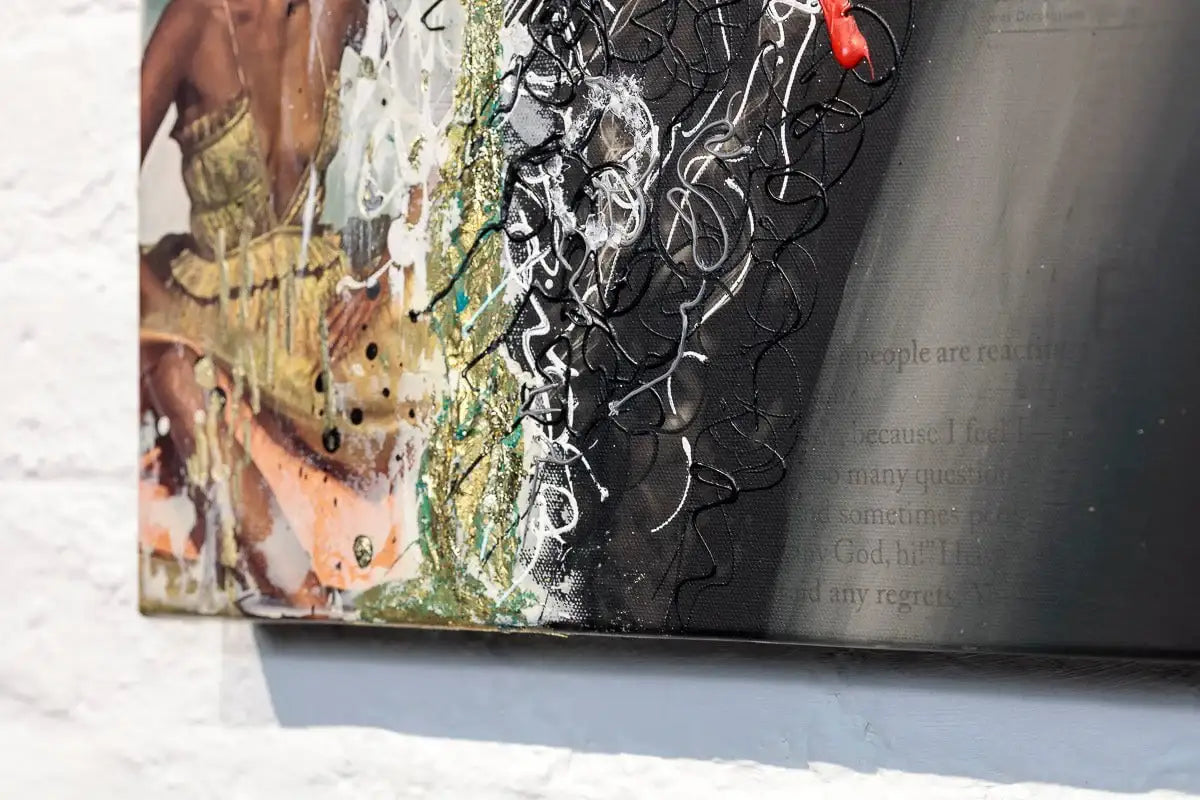 1976 Feb - Original by artist Sophia Alvis of Lee - Wyecliffe Galleries