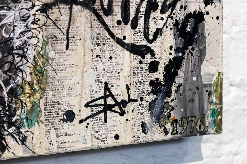 1976 Feb - Original by artist Sophia Alvis of Lee - Wyecliffe Galleries