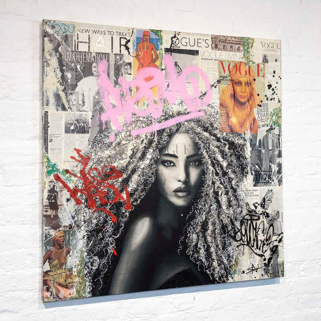 1976 Feb - Original by artist Sophia Alvis of Lee - Wyecliffe Galleries