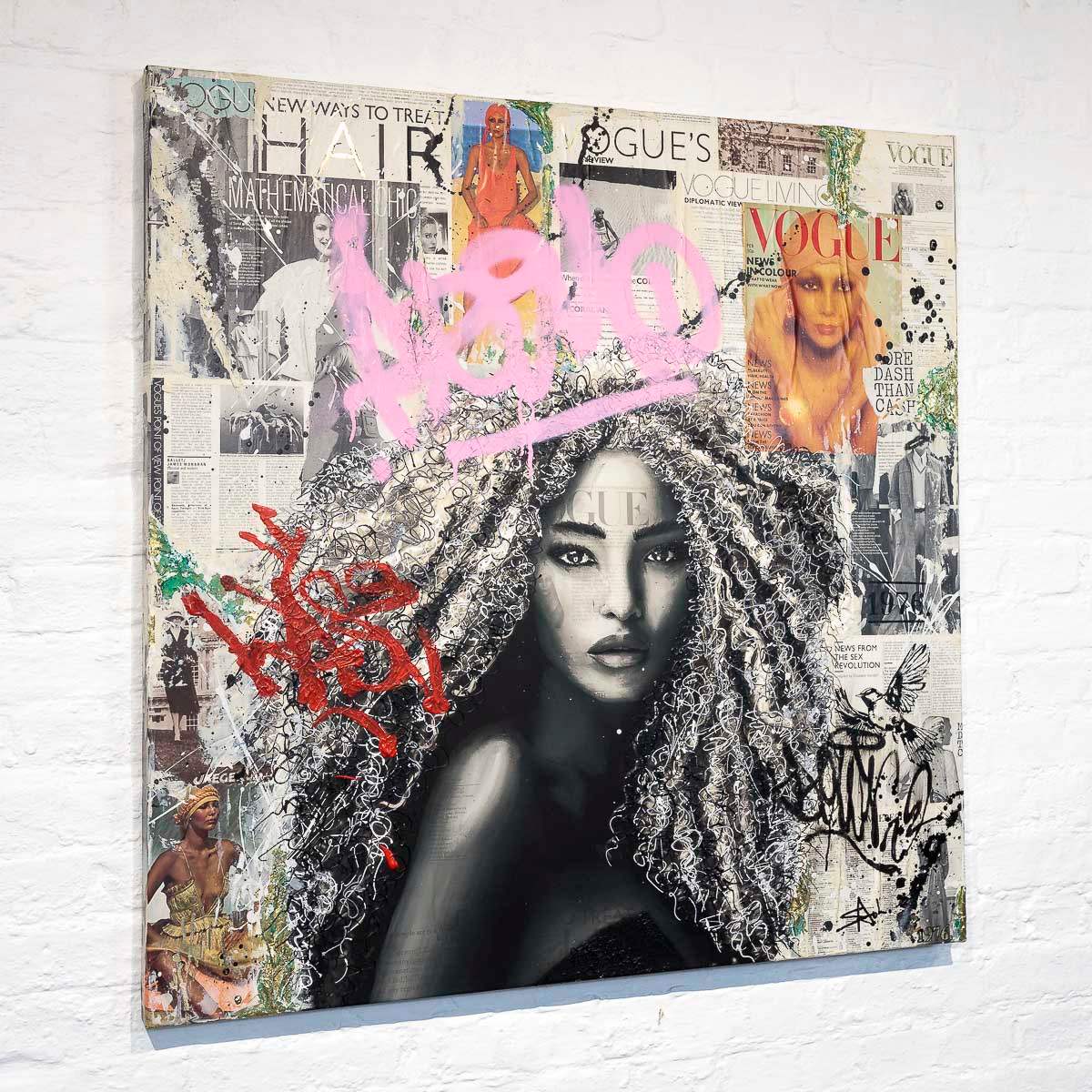 1976 Feb - Original by artist Sophia Alvis of Lee - Wyecliffe Galleries