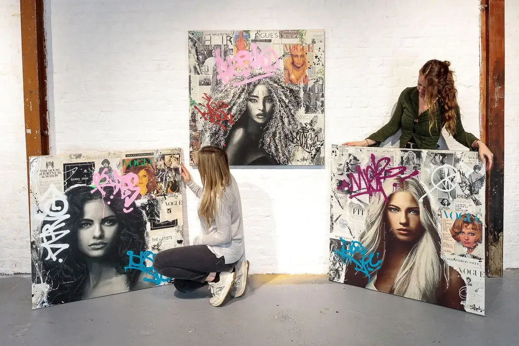 1976 Feb - Original by artist Sophia Alvis of Lee - Wyecliffe Galleries