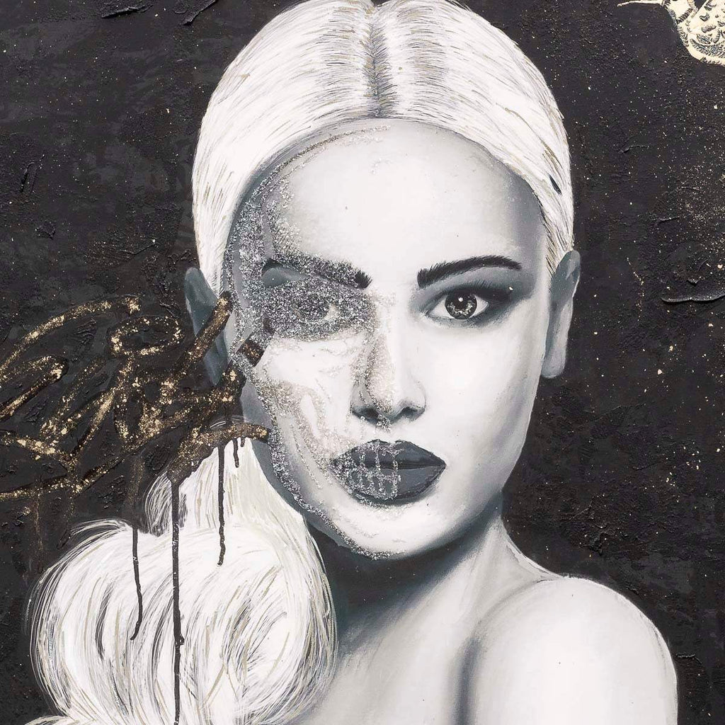 Burning Heart - Original - SOLD by artist Sophia Alvis of Lee - Wyecliffe Galleries