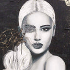 Burning Heart - Original - SOLD by artist Sophia Alvis of Lee - Wyecliffe Galleries