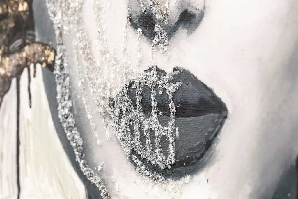 Burning Heart - Original - SOLD by artist Sophia Alvis of Lee - Wyecliffe Galleries