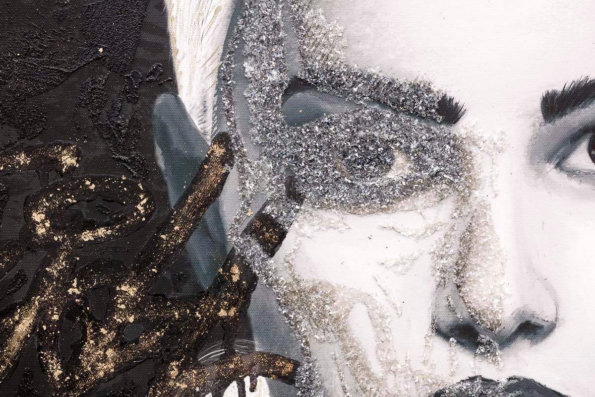 Burning Heart - Original - SOLD by artist Sophia Alvis of Lee - Wyecliffe Galleries